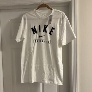 Nike Men's White Baseball Tee